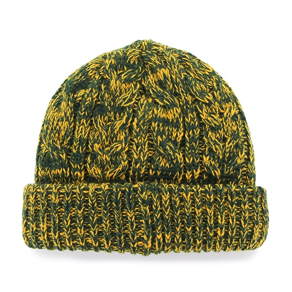 Green Bay Packers Prima Cuff Knit Dark Green 47 Brand Womens Hat - Image 2
