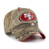 San Francisco 49ers 47 Brand Camo Realtree Frost Adjustable Hat - Image 3