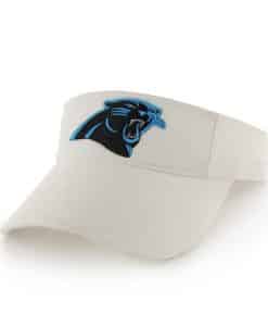 Carolina Panthers Clean Up Visor White 47 Brand Adjustable Hat