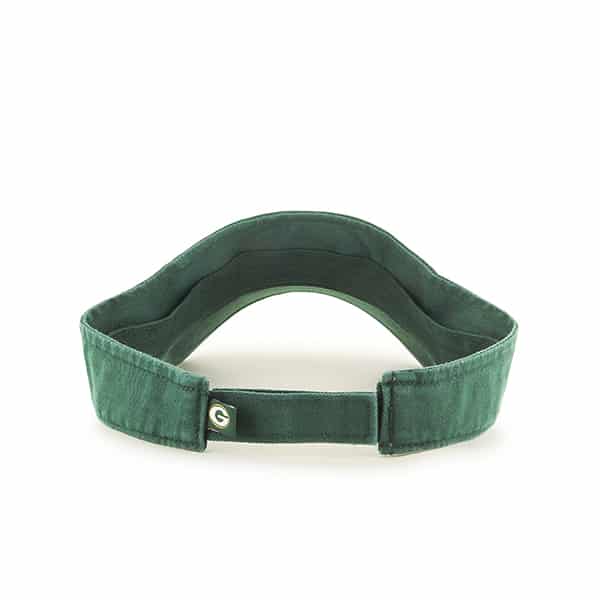 Green Bay Packers Clean Up VISOR Dark Green 47 Brand Adjustable Hat - Image 2