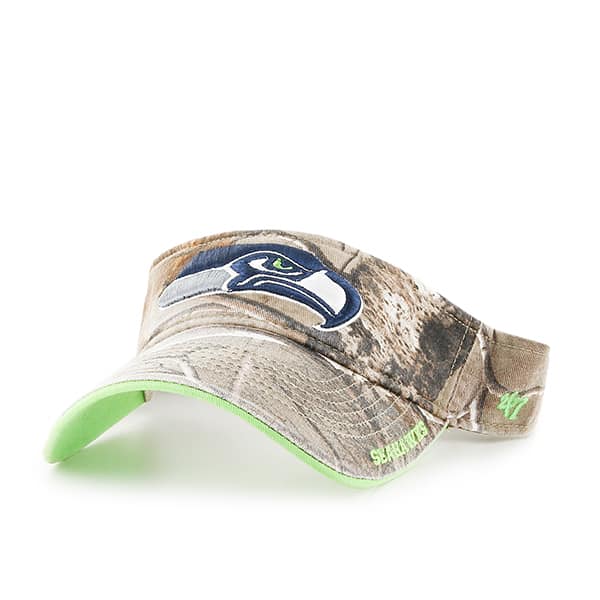 Seattle Seahawks Realtree Ice Visor Realtree 47 Brand Adjustable Hat