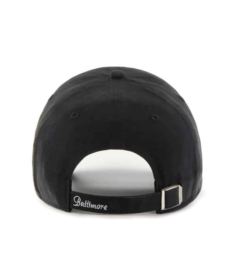 Baltimore Ravens Women's 47 Brand Sparkle Black Clean Up Adjustable Hat - Image 2