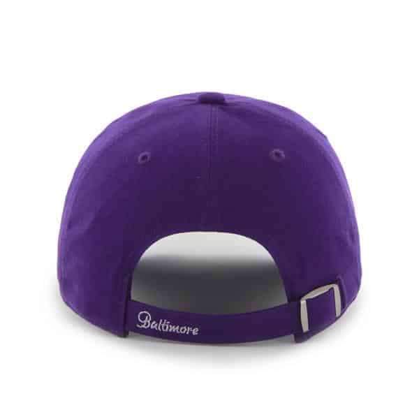 Baltimore Ravens Women's 47 Brand Sparkle Purple Clean Up Adjustable Hat - Image 2