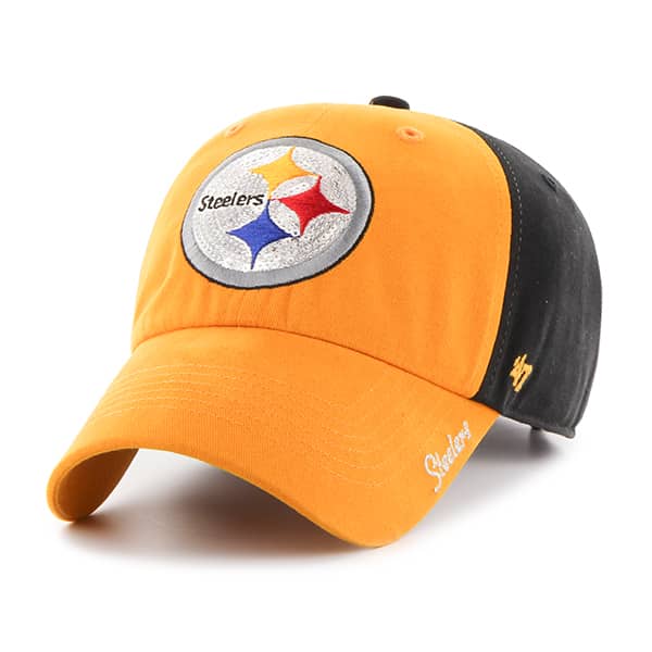 Pittsburgh Steelers Sparkle Two Tone Clean Up Black 47 Brand Womens Hat