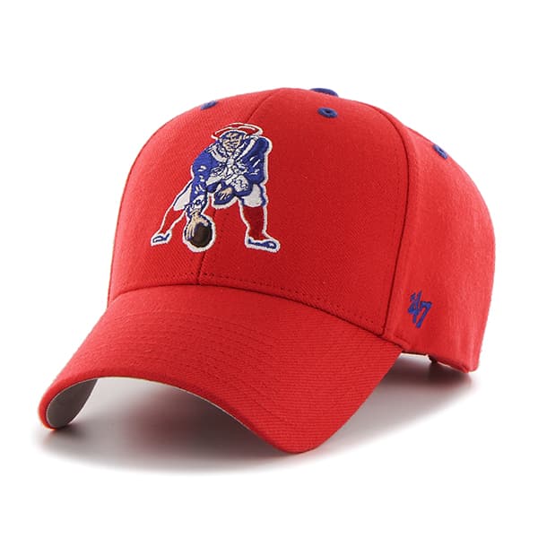 New England Patriots Audible MVP Torch Red 47 Brand Adjustable Hat