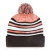 Cleveland Browns YOUTH 47 Brand Legacy Brown Bubbler Cuff Knit Hat - Image 2