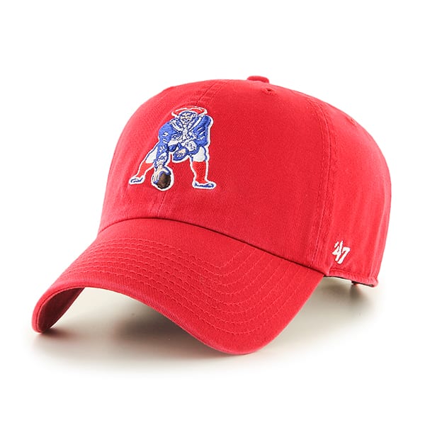 New England Patriots Rebound Clean Up Red 47 Brand Adjustable Hat