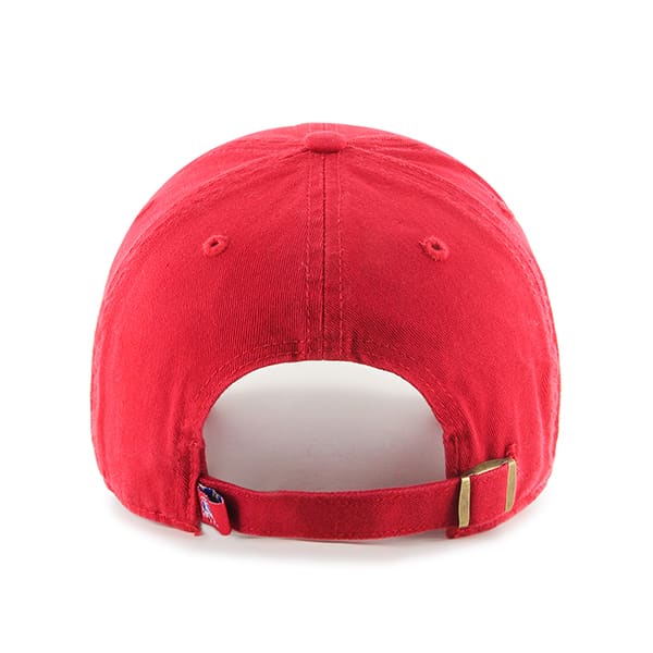 New England Patriots 47 Brand Red Classic Clean Up Adjustable Hat - Image 2