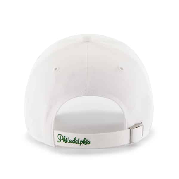 Philadelphia Eagles Sparkle Team Color Clean Up White 47 Brand Womens Hat - Image 2