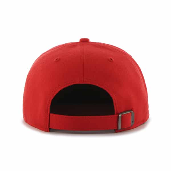 New England Patriots Super Shot Captain Torch Red 47 Brand Adjustable Hat - Image 2