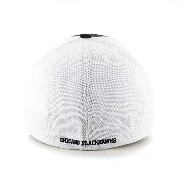 Chicago Blackhawks Draft Day Closer Black 47 Brand Stretch Fit Hat - Image 2