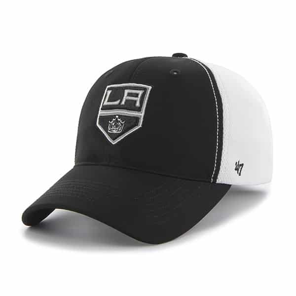 Los Angeles Kings Draft Day Closer Black 47 Brand Stretch Fit Hat