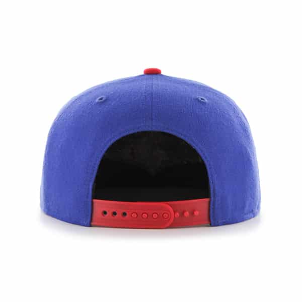 New York Rangers No Shot Two Tone Captain Royal 47 Brand YOUTH Hat - Image 2