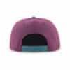 Anaheim Ducks 47 Brand Plum No Shot Two Tone Snapback Hat - Image 2