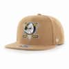 Anaheim Ducks 47 Brand Sure Shot Camel Khaki Snapback Hat - Image 3