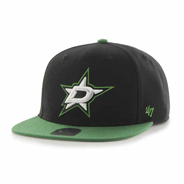 Dallas Stars Sure Shot Two Tone Captain Black 47 Brand Adjustable Hat