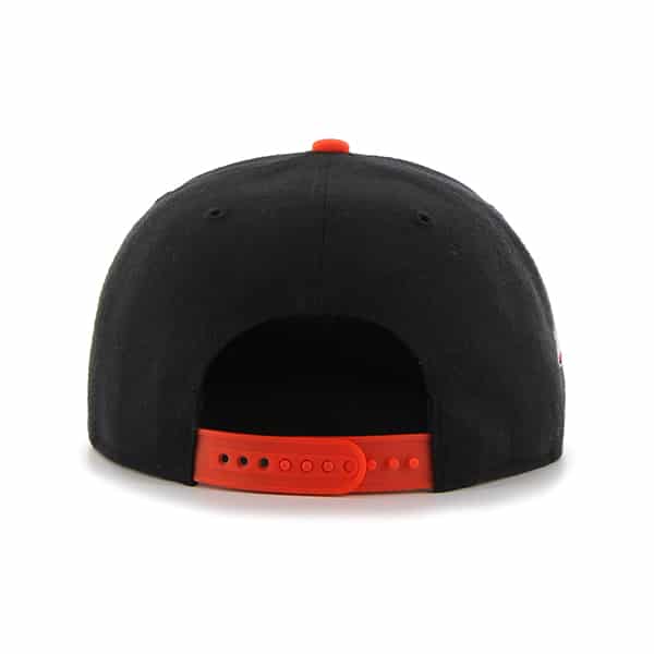 Philadelphia Flyers Sure Shot Two Tone Captain Black 47 Brand Adjustable Hat - Image 2