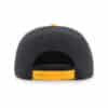 Pittsburgh Penguins 47 Brand Black Yellow Sure Shot Snapback Hat - Image 2