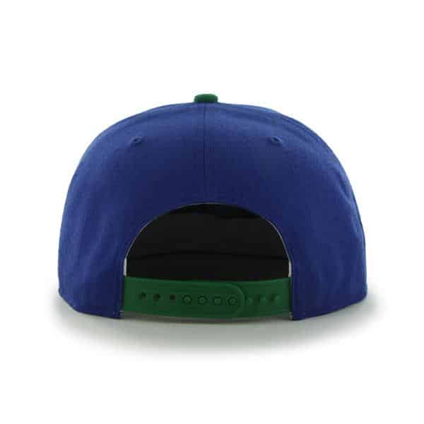 Vancouver Canucks Sure Shot Two Tone Captain Royal 47 Brand Adjustable Hat - Image 2