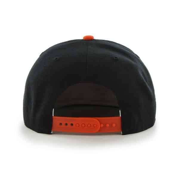 Anaheim Ducks Sure Shot Two Tone Captain Black 47 Brand Adjustable Hat - Image 2