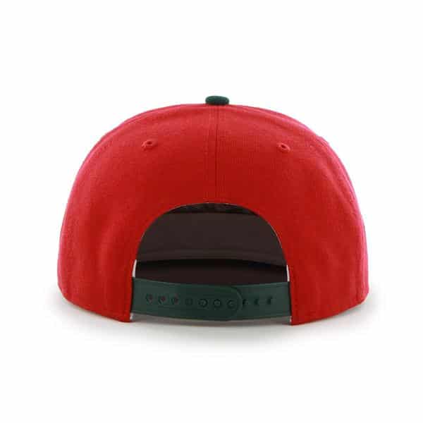 New Jersey Devils Sure Shot Two Tone Captain Red 47 Brand Adjustable Hat - Image 2