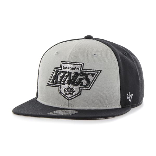 Los Angeles Kings Sure Shot Accent Captain Black 47 Brand Adjustable Hat