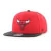 Chicago Bulls 47 Brand Red No Shot Two Tone Snapback Hat