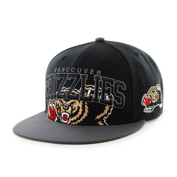 Memphis Grizzlies Blockhouse Black 47 Brand Adjustable Hat