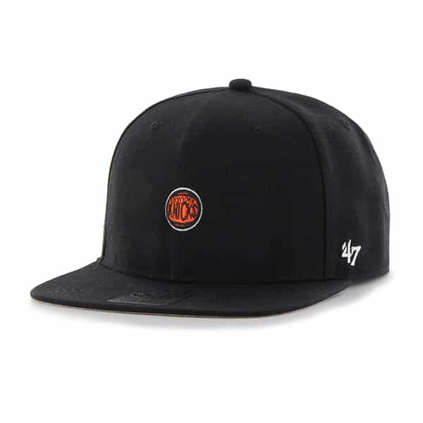 New York Knicks Centerfield Captain Black 47 Brand Adjustable Hat