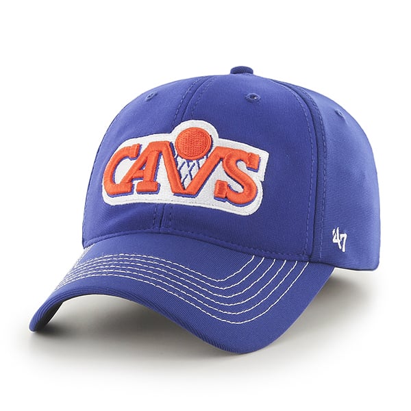 Cleveland Cavaliers Game Time Closer Royal 47 Brand Stretch Fit Hat