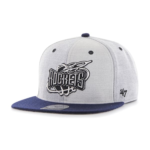 Houston Rockets Heather Wheel Captain Gray 47 Brand Adjustable Hat