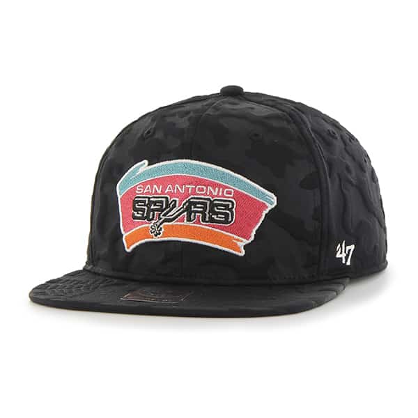 San Antonio Spurs M Twenty Nine Captain Black 47 Brand Adjustable Hat