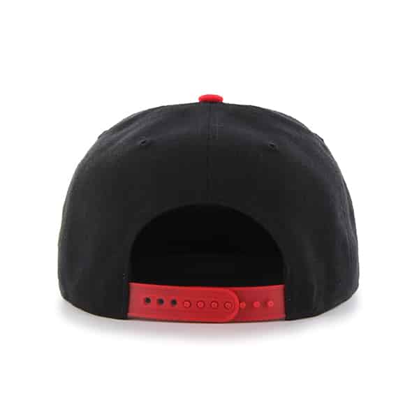 Atlanta Hawks No Shot Two Tone Captain Black 47 Brand Adjustable Hat - Image 2