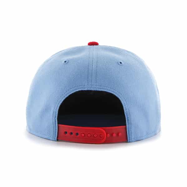 Houston Rockets No Shot Two Tone Captain Periwinkle 47 Brand Adjustable Hat - Image 2
