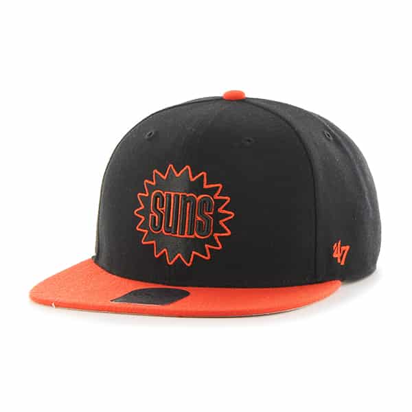 Phoenix Suns No Shot Two Tone Captain Black 47 Brand Adjustable Hat