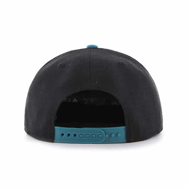 San Antonio Spurs No Shot Two Tone Captain Black 47 Brand YOUTH Hat - Image 2