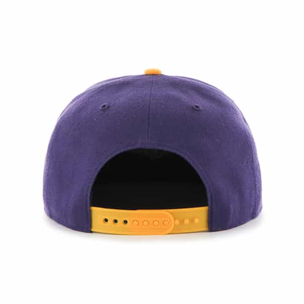 Minnesota Timberwolves No Shot Two Tone Captain Purple 47 Brand Adjustable Hat - Image 2