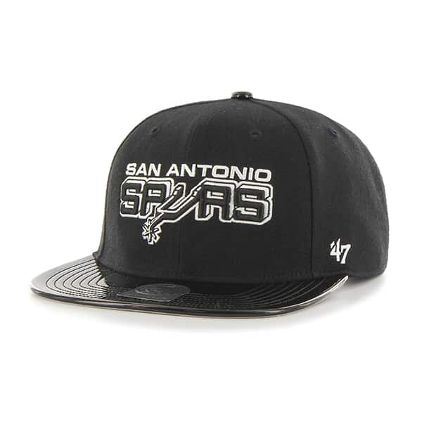 San Antonio Spurs Shinedown Captain Black 47 Brand Adjustable Hat