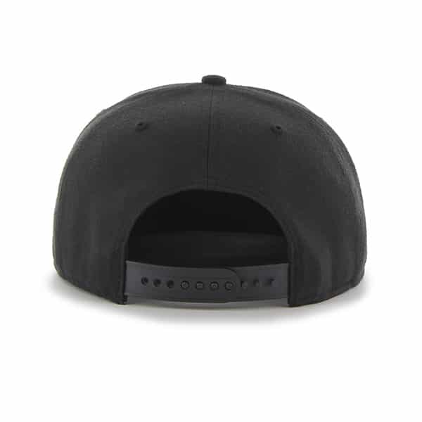 San Antonio Spurs Sure Shot Black 47 Brand Adjustable Hat - Image 2