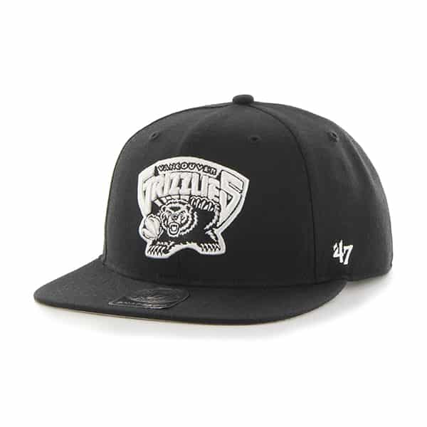 Memphis Grizzlies Sure Shot Black 47 Brand Adjustable Hat