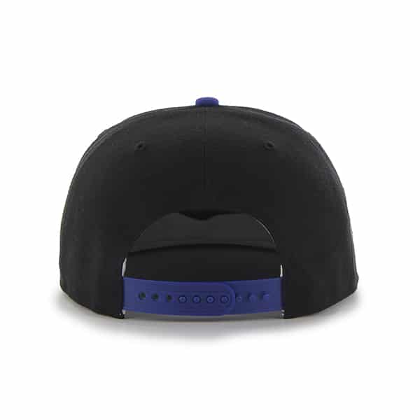 New York Knicks Sure Shot Two Tone Captain Black 47 Brand Adjustable Hat - Image 2