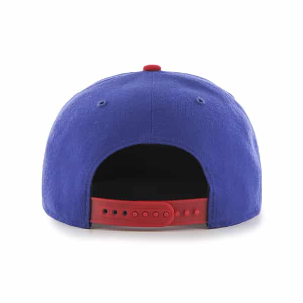 Philadelphia 76Ers Sure Shot Two Tone Captain Royal 47 Brand Adjustable Hat - Image 2