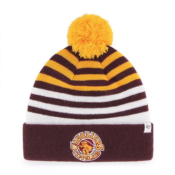 Cleveland Cavaliers Yipes Cuff Knit Dark Maroon 47 Brand KID Hat
