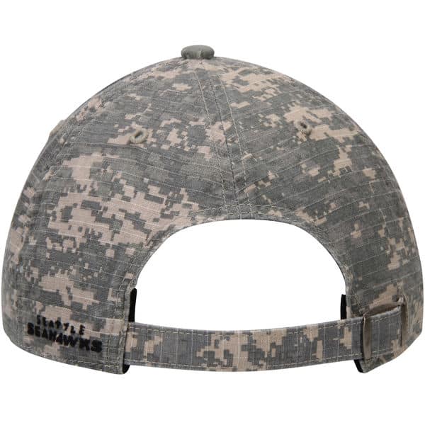 Seattle Seahawks Officer Digital Camo 47 Brand Adjustable Hat - Image 2