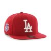Los Angeles Dodgers Sure Shot Red 47 Brand Adjustable Hat - Image 3