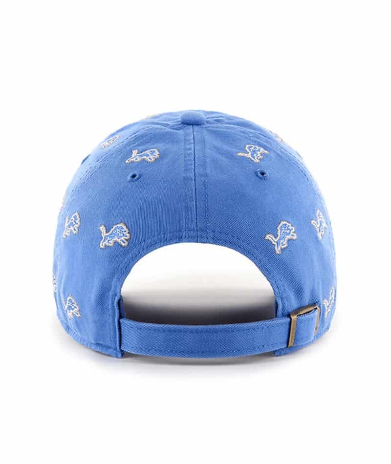 Detroit Lions 47 Brand Blue Raz Confetti Clean Up Adjustable Hat - Image 2