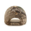 New Orleans Saints 47 Brand Realtree Camo Frost MVP Adjustable Hat - Image 2