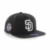 San Diego Padres 47 Brand Navy Sure Shot Snapback Adjustable Hat - Image 2