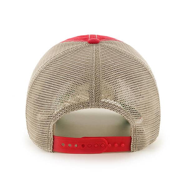 Philadelphia Phillies 47 Brand Vintage Red Tuscaloosa Mesh Adjustable Hat - Image 2
