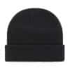 New York Yankees 47 Brand Black Raised Cuff Knit Hat - Image 2